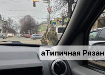 4 декабря на улице Вознесенской засняли силовиков