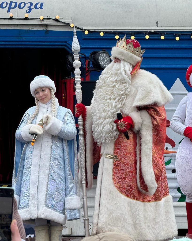 В Сети опубликовали фото прибывшего в Рязань поезда Деда Мороза