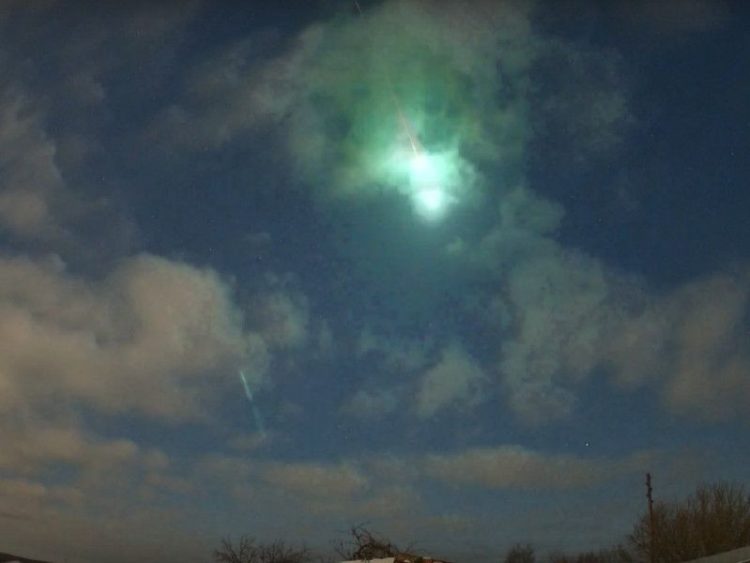 Над Спасским районом засняли болид