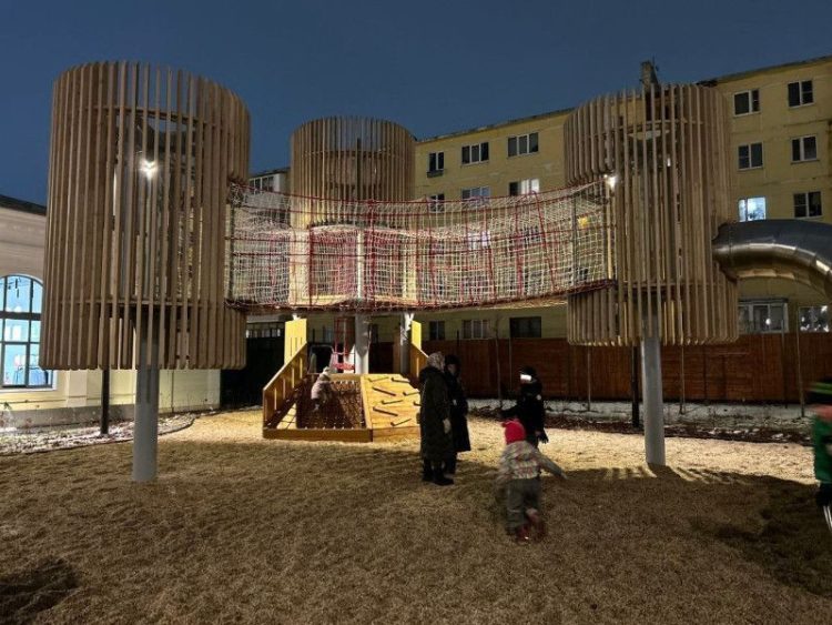 К Новому году на Рязанской ВДНХ открыли еще одну детскую площадку