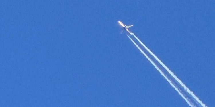 Над рязанским Скопином запечатлели неизвестные летательные объекты