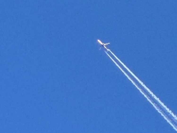 Над рязанским Скопином запечатлели неизвестные летательные объекты