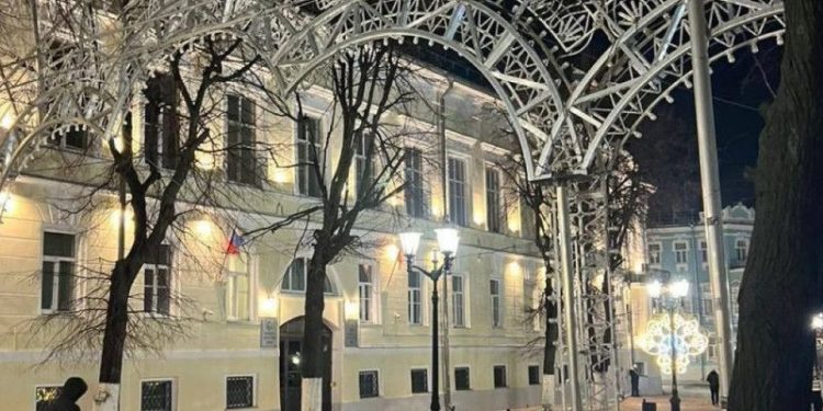 Центр Рязани остался без новогодней иллюминации