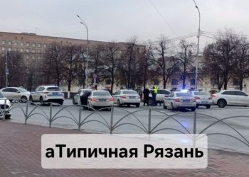 На площади Ленина 10 января заметили скопление полиции