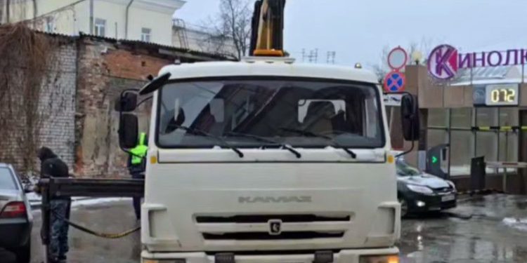 К рязанскому ТРЦ «Малина» заблокировали проезд