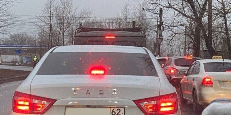 Рязанские водители пожаловались на неработающие светофоры на Куйбышевском шоссе