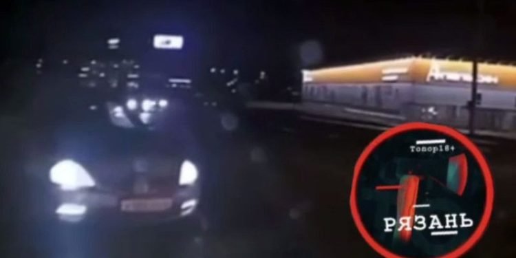 На аварийном перекрестке в Рязани едва вновь не произошло ДТП
