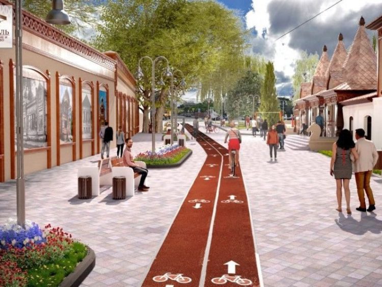 Для рязанцев опубликовали проект благоустройства рязанской улицы Садовой