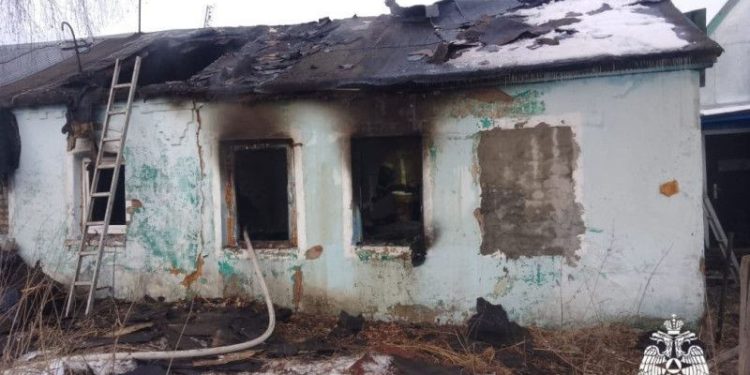 В деревне Мордасово Шиловского района сгорел жилой дом