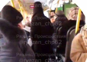 Рязанцы сообщили о неадекватном кондукторе в автобусе №20