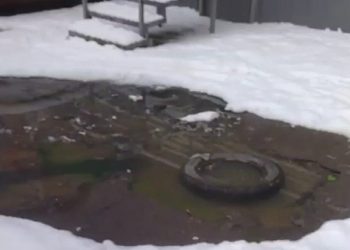 В рязанской Горроще вновь прорвало канализацию