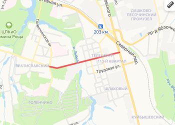 В Рязани появится дорога, которая соединит микрорайон Шлаковый и Славянский проспект