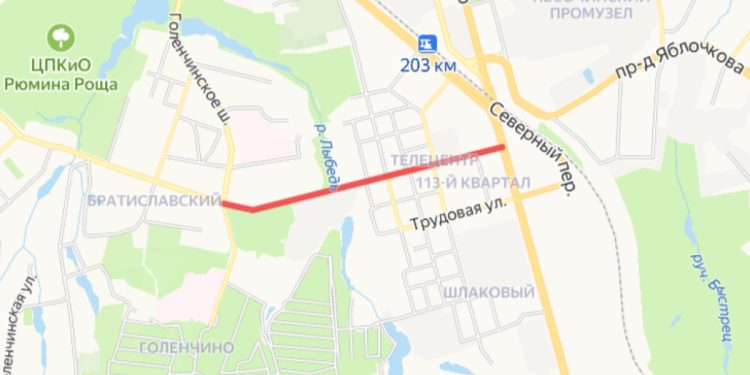 В Рязани появится дорога, которая соединит микрорайон Шлаковый и Славянский проспект