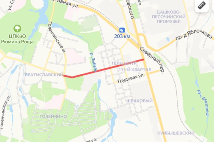 В Рязани появится дорога, которая соединит микрорайон Шлаковый и Славянский проспект