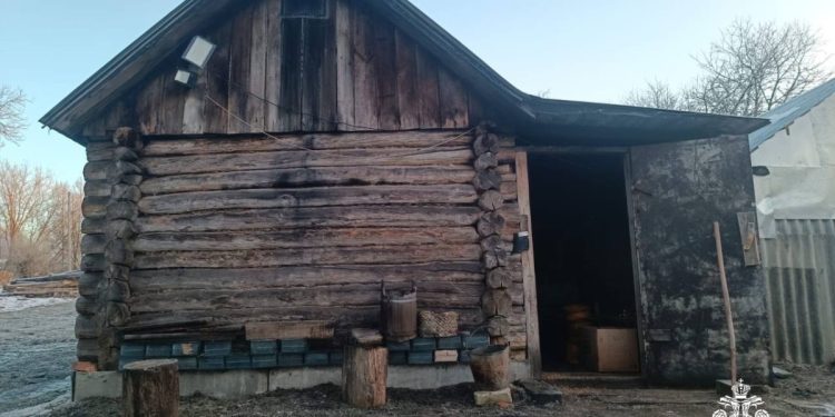 В Шацком районе в местной деревне произошел пожар