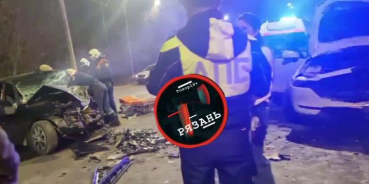 В ДТП на Ряжском шоссе пострадали годовалый младенец и трое взрослых