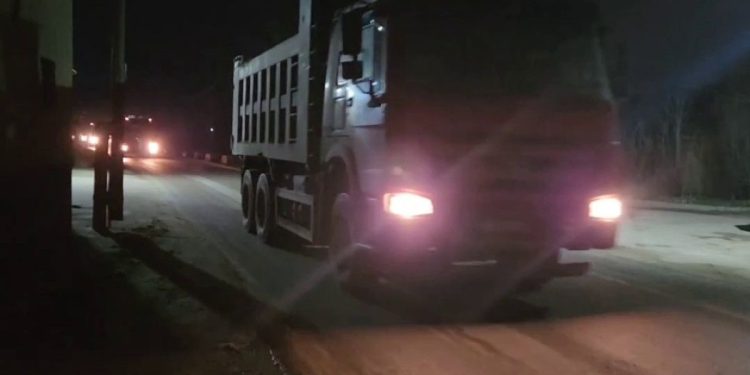 Рязанцы сообщили о шуме от грузовиков в Борках Рязанцы сообщили о шуме от грузовиков в Борках