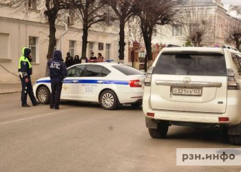 В Рязани закрыли движение по улице Полонского