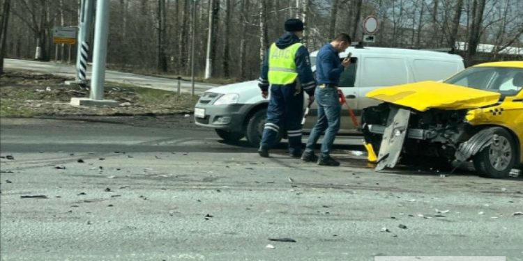 В Рязани около Дягилевского поста ДПС произошло ДТП