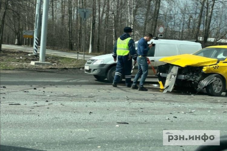 В Рязани около Дягилевского поста ДПС произошло ДТП