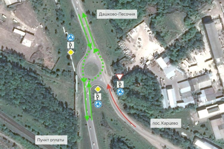 Рязанских водителей предупредили об изменении организации движения в районе платного путепровода