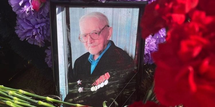 В Касимовском районе простились с 99-летним ветераном ВОВ Юрием Халдеевым