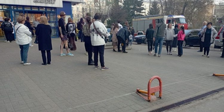 В центре Рязани эвакуировали ТЦ «Атрон»