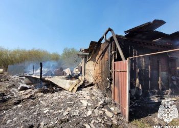 На пожаре в Старожиловском районе погибла 69-летняя женщина