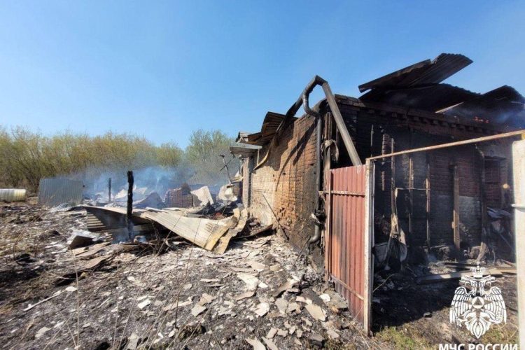 На пожаре в Старожиловском районе погибла 69-летняя женщина