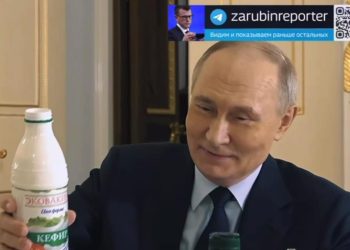 Владимир Путин угостил журналиста Павла Зарубина рязанским кефиром