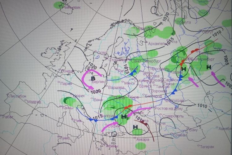 В Рязанский регион 10 и 11 мая придут дожди