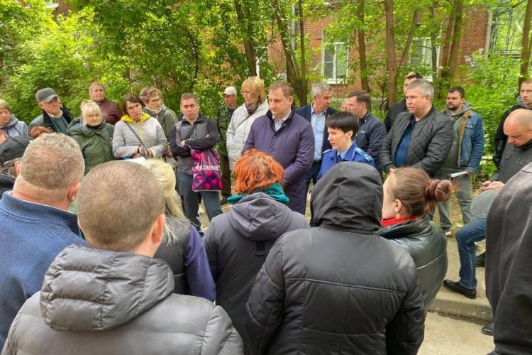 Жильцов дома, сгоревшего в рязанском Октябрьском городке, разместят в ПВР