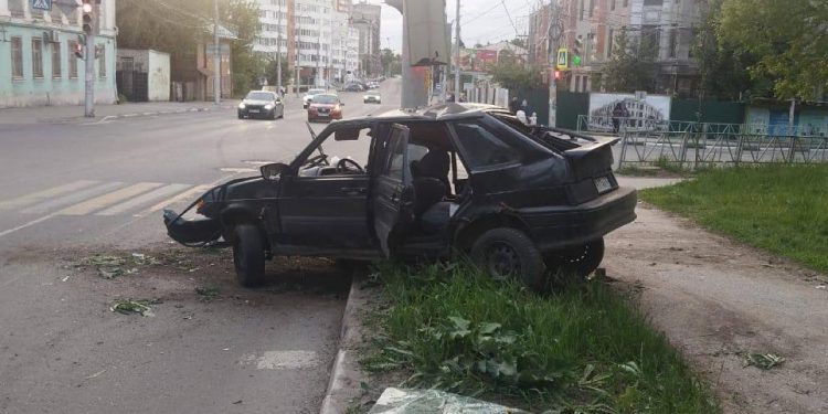В ДТП в центре Рязани пострадал 21-летний водитель