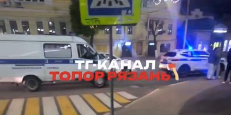 В ночь на 18 мая в центре Рязани заметили скопление полицейских машин