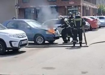 Рязанское МЧС раскрыло подробности возгорания автомобиля на Московском шоссе