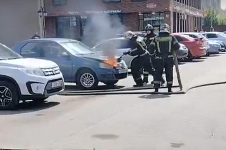 Рязанское МЧС раскрыло подробности возгорания автомобиля на Московском шоссе