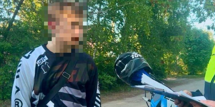 Рязанские полицейские задержали 15-летнего мотоциклиста