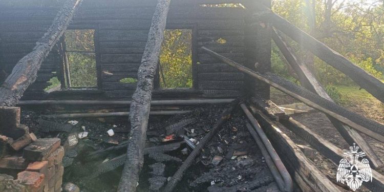 На пожаре в Сараевском районе пострадала 72-летняя пенсионерка