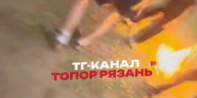 В Рязани из ракетницы пытались попасть в детей