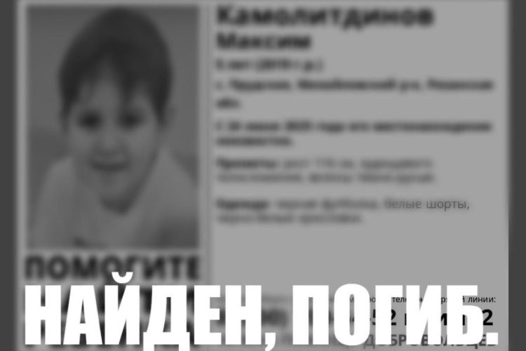 Рязанский СК рассказал, где была мать 5-летнего мальчика, когда он тонул