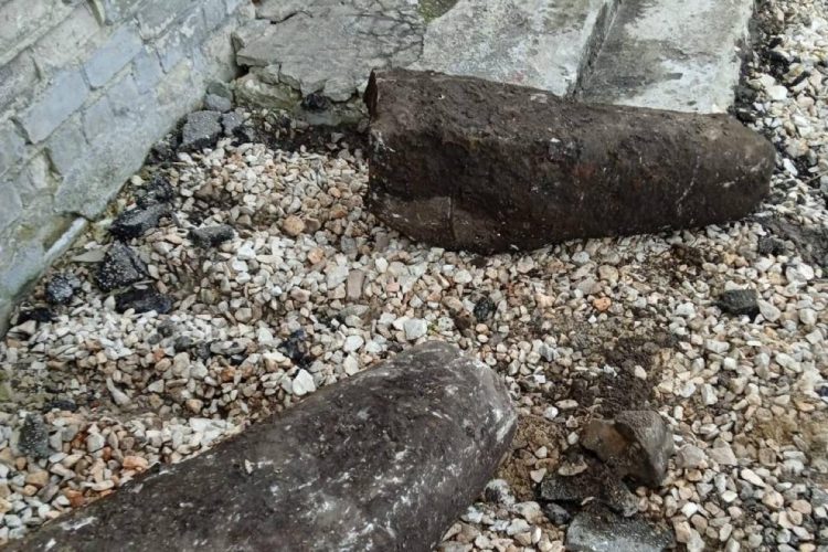 В рязанском Скопине во время ремонта Красной площади нашли две старинные колесоотбойные тумбы