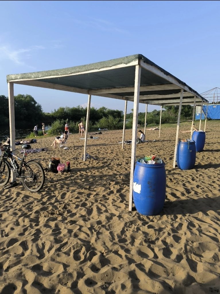 Рязанцы остались недовольны состоянием пляжа у Лысой горы в Солотче