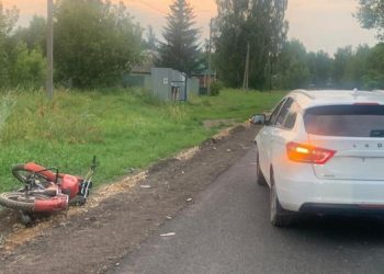 В ДТП в Спасском районе пострадал 13-летний мотоциклист