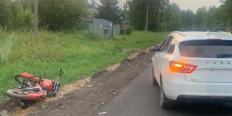 В ДТП в Спасском районе пострадал 13-летний мотоциклист