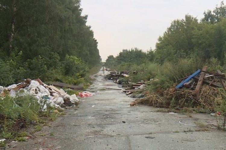 В Рязани нашли несанкционированную свалку