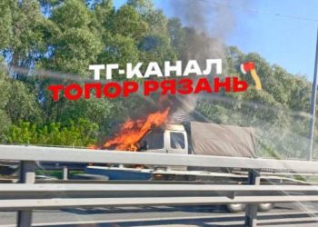 На Северной окружной из-за загоревшейся ГАЗели образовалась огромная пробка