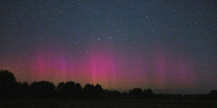 В ночь на 2 сентября в Рязанской области запечатлели северное сияние В ночь на 2 сентября в Рязанской области запечатлели северное сияние