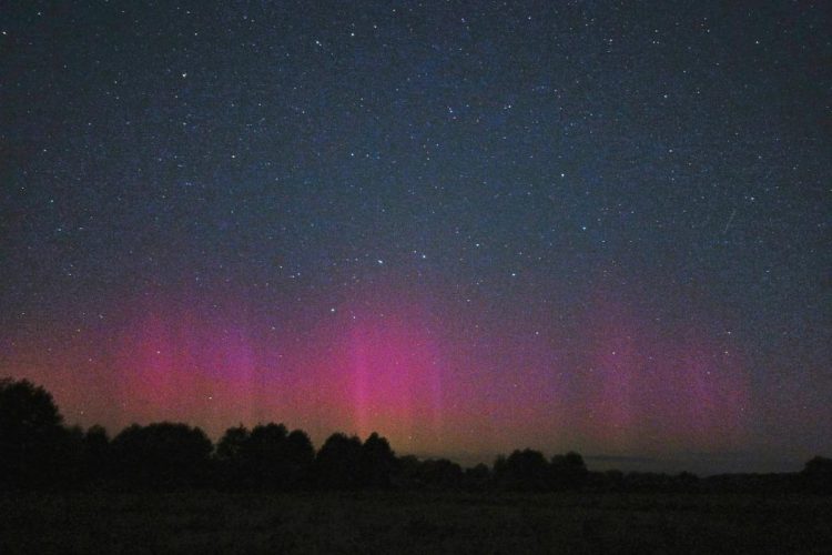В ночь на 2 сентября в Рязанской области запечатлели северное сияние