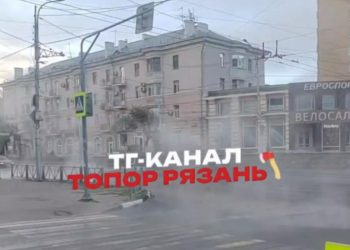 Центр Рязани залило кипятком Центр Рязани залило кипятком