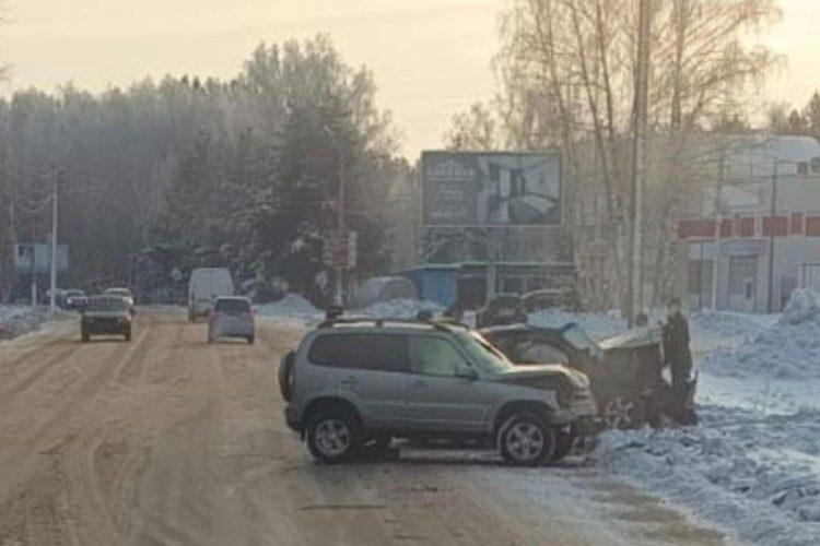 В рязанском Касимове столкнулись два автомобиля